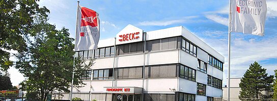 Gebäude der Beck GmbH & Co. Elektronik Bauelemente KG 